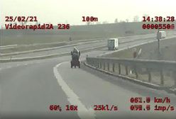 Żnin. Jechała wózkiem inwalidzkim po S5