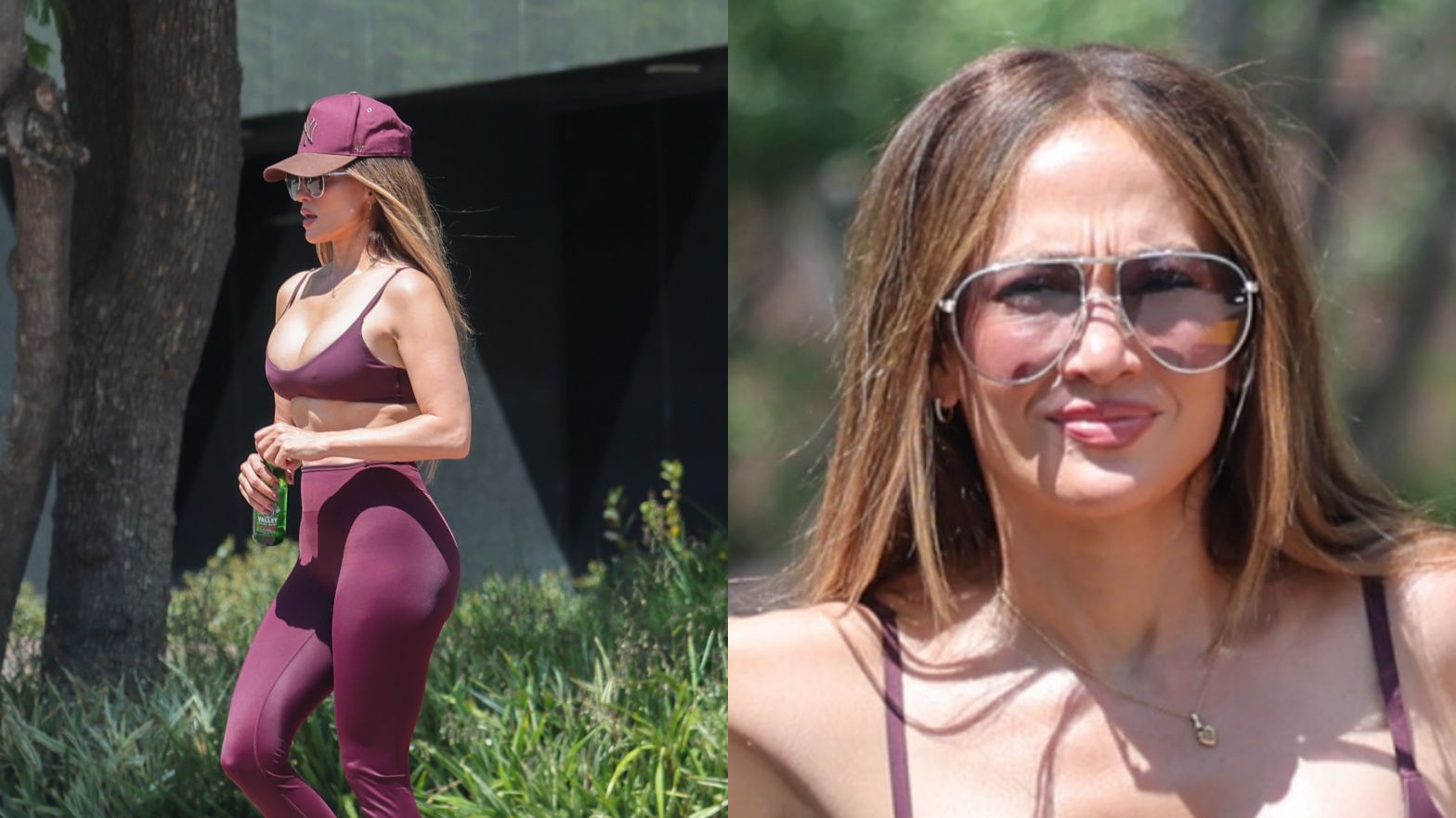 Jennifer Lopez w drodze na trening