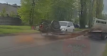 O włos od tragedii. Nagranie z Rudy Śląskiej