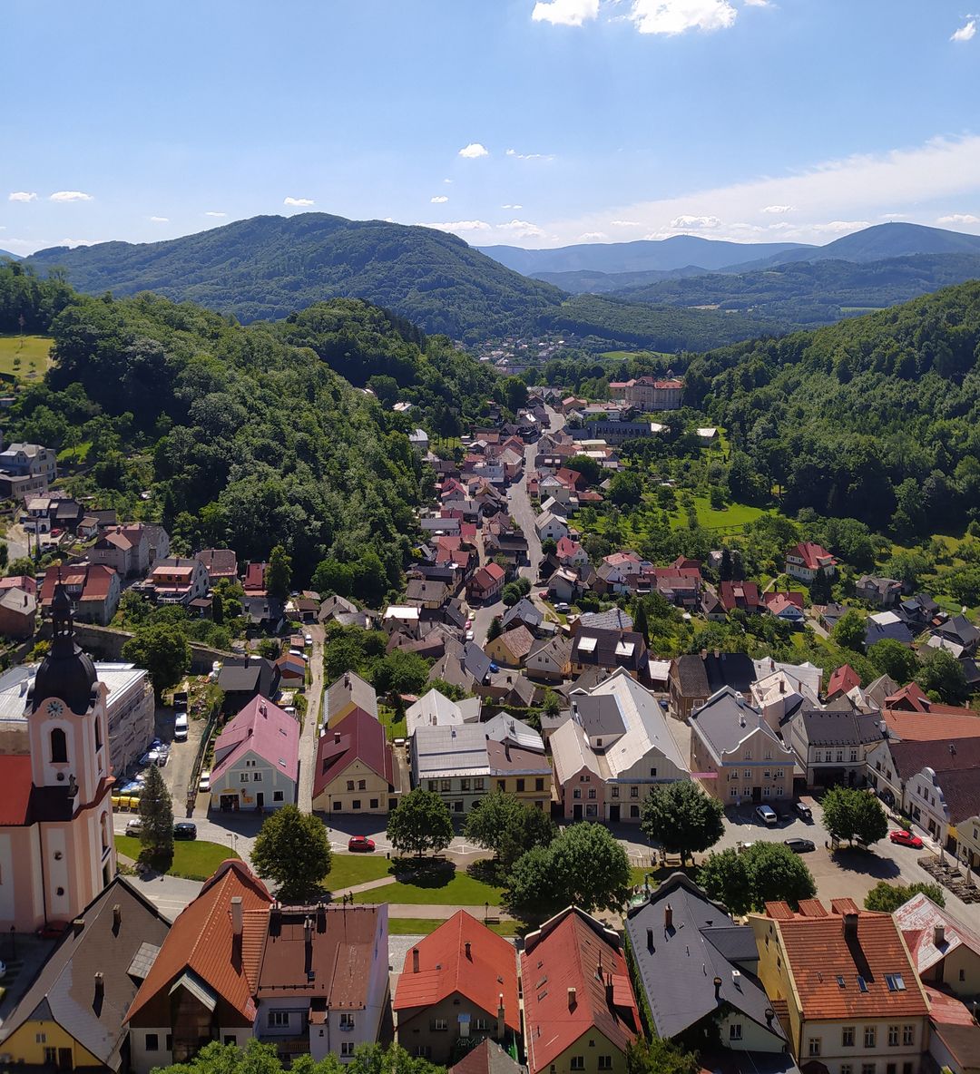 Widok z wieży jest przepiękny