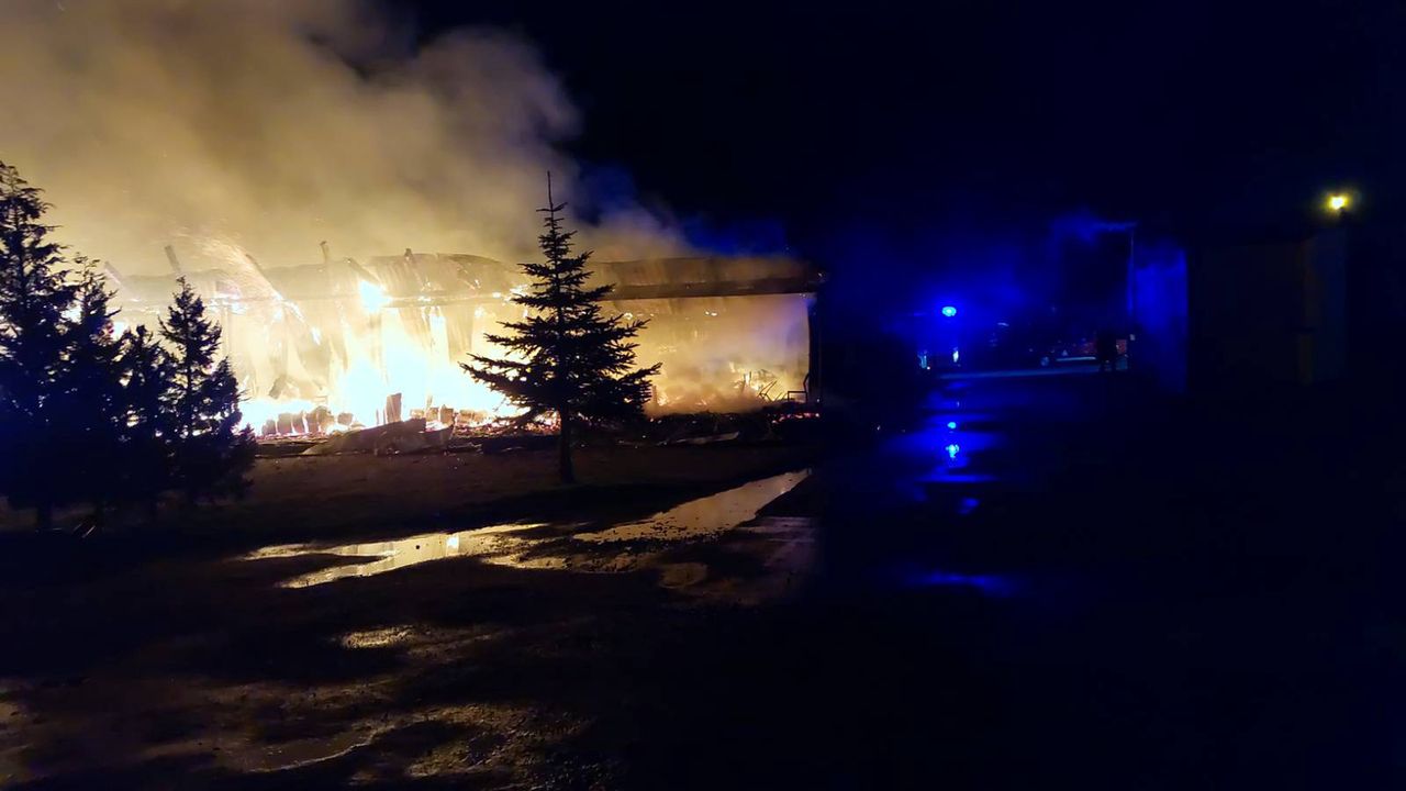 Wrzeście. Pożar mieszkań socjalnych Ukraińców