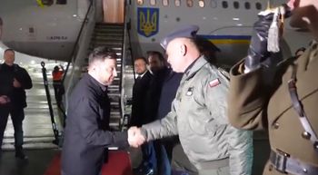 Wołodymyr Zełenski w Polsce. Tak go powitano