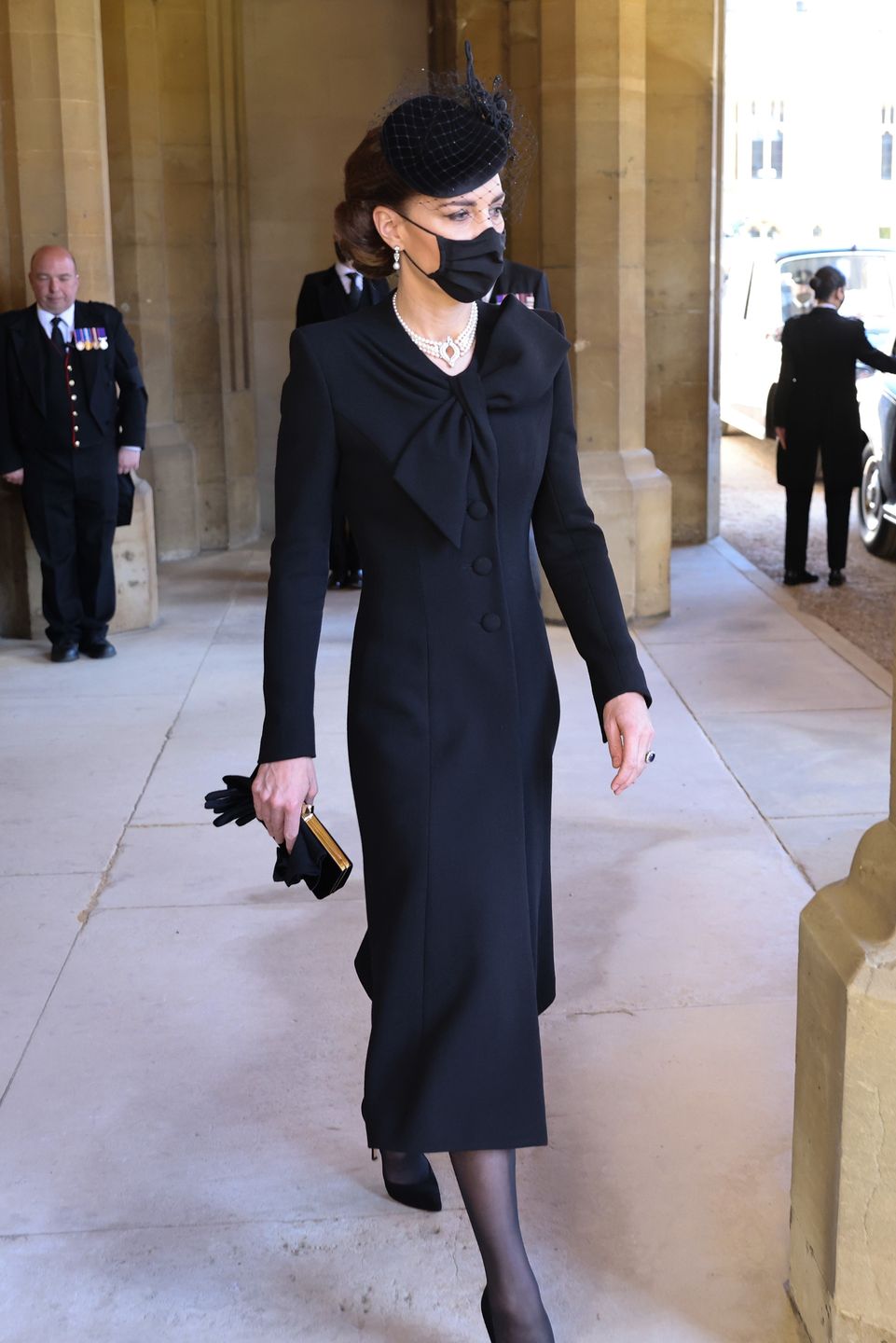 Księżna Kate Middleton na pogrzebie księcia Filipa