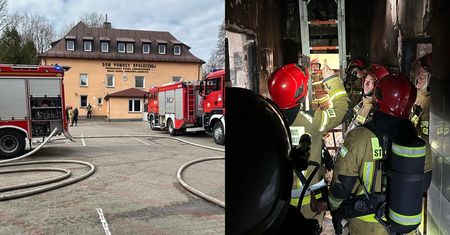 Tragiczny pożar domu pomocy społecznej. Ewakuacja prawie 100 osób