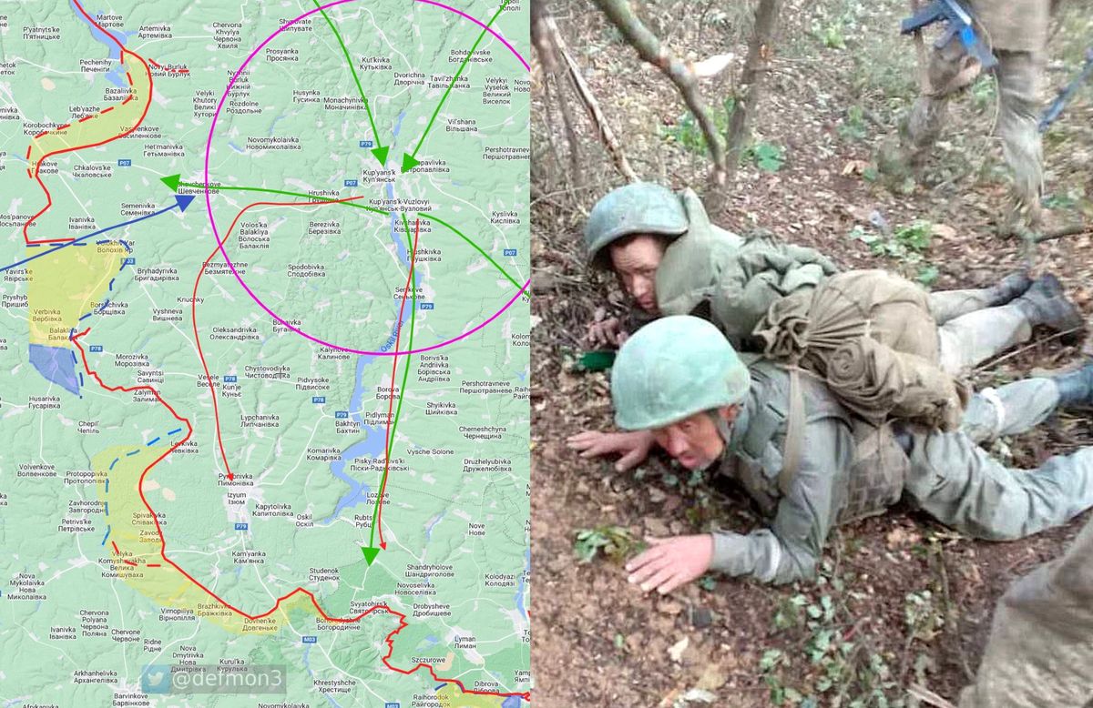 Trwa rajd ukraińskich oddziałów na Kupiańsk. W pierwszym dniu zmietli rosyjską obronę