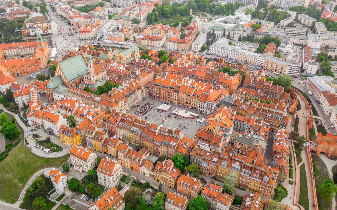 Na zdjęciu Stare Miasto w Warszawie