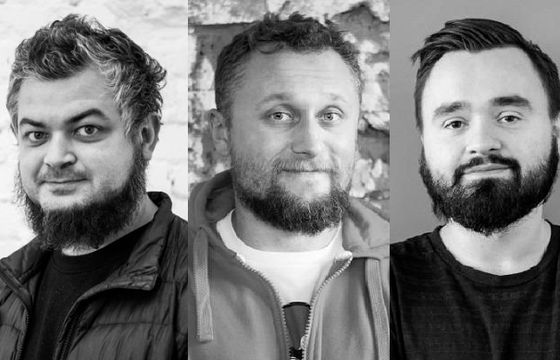 Kuba Przeszłowski, Tomasz Woźniak i Piotr Goździejewski w dziele kreacji Walk Digital