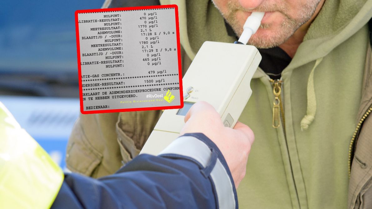 Policja zbadała Polaka alkomatem