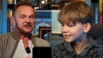 13-letni syn Cezarego Pazury NABIJA SIĘ z mówiącego po angielsku ojca: "MASZ TAKI SŁOWIAŃSKI AKCENT" (WIDEO)
