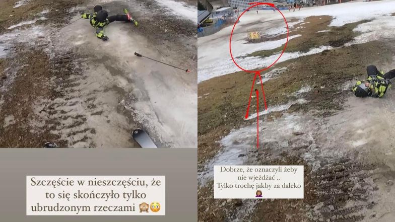 Klaudia El Dursi relacjonuje narciarski wypadek syna