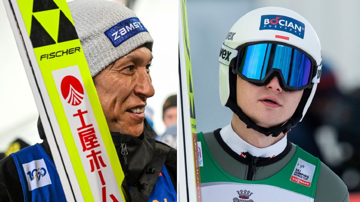 Noriaki Kasai i Klemens Murańka