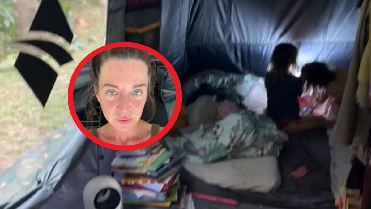 Zamieszkała z dziećmi w namiocie. Miała jeden powód