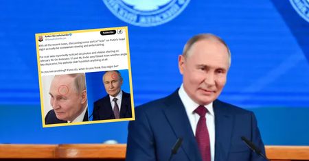 Wszystkie oczy skierowane na Putina. Co się stało z jego twarzą?