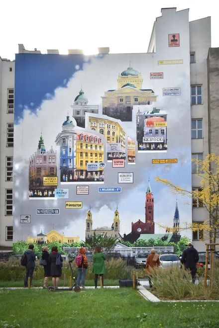 Warszawa. Mural przypomina o społeczności żydowskiej
