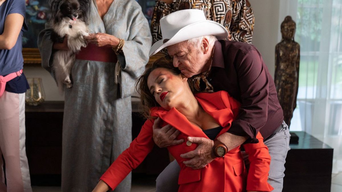 Anna Mucha i Marian Opania w "Koniec świata czyli Kogel Mogel 4"