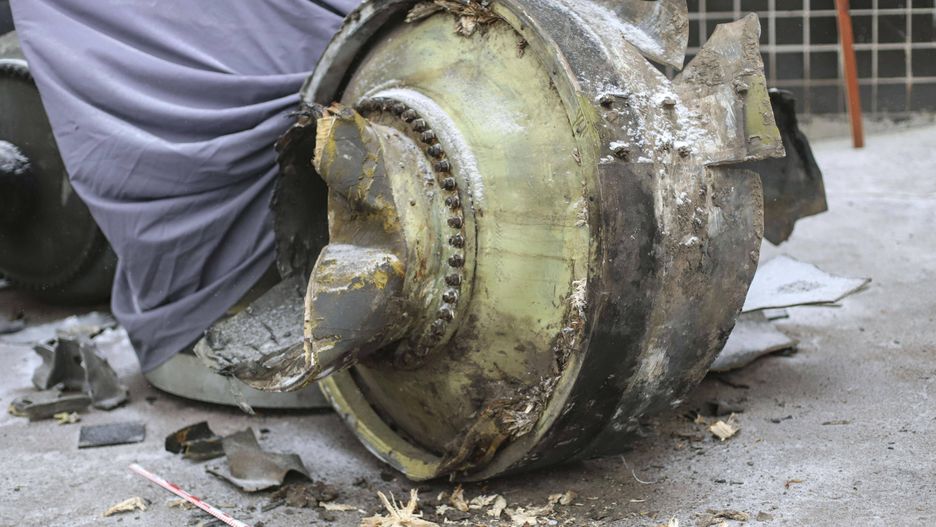 Debris of N. Korean KN-23 missile in Ukraine
Photo taken in Kyiv on Jan. 11, 2024, shows debris from a missile used in a Jan. 2 strike on the eastern Ukraine city of Kharkiv amid the war with Russia. Ukrainian authorities say they have identified the debris as part of a North Korean KN-23 short-range ballistic missile. (Kyodo)
==Kyodo
 Photo via Newscom
Dostawca: PAP/Newscom
North Korean, Jan. 11, 2024, Ukrainian, eastern Ukraine, Russia, KHARKIV, Kyiv