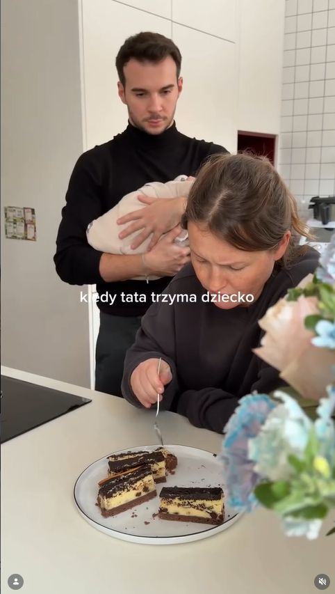 Olga Frycz śmieszkuje z Alberta Kosińskiego