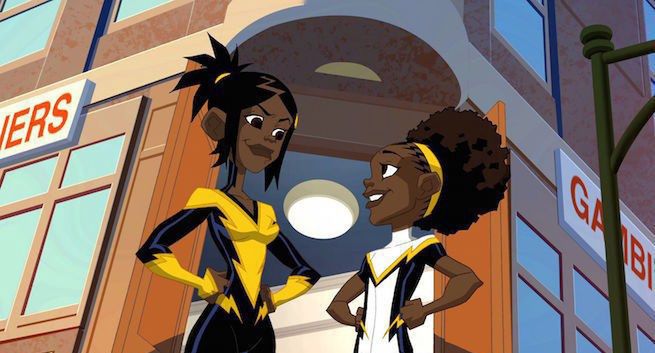 Nafessa Williams i China Anne McClain w serialu "Black Lightning"