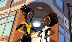 Nafessa Williams i China Anne McClain w serialu "Black Lightning"