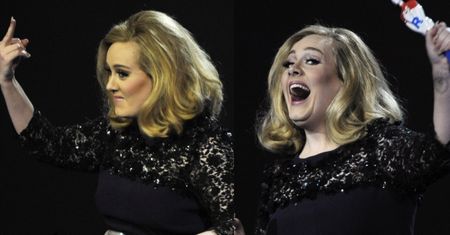 Adele POKAZAŁA "FAKA" fanom? (WIDEO)