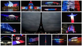 Cały świat solidaryzuje się z zaatakowaną Francją