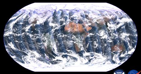 Wspaniała mozaika Ziemi. Satelita NASA pokazał całą planetę