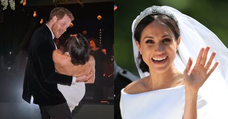 Książę Harry i Meghan Markle pokazali niepublikowane wcześniej zdjęcia z wesela! Tak wyglądał ich PIERWSZY TANIEC (ZDJĘCIA)