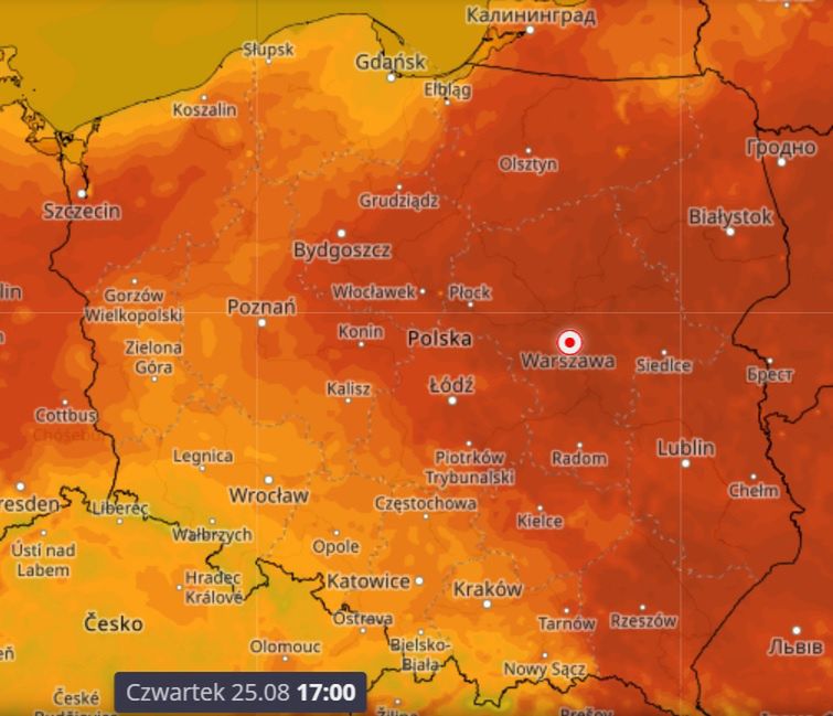 W czwartek temperatury mogą być wysokie