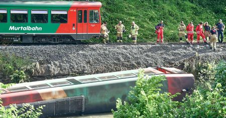 Austria. Wypadek pociągu w Alpach. Są ranni
