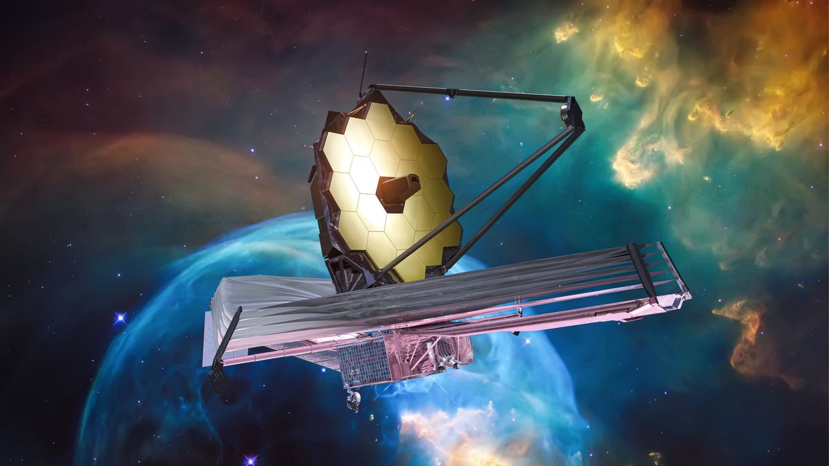 JWST in outer space. James Webb telescope far galaxy explore. Sci-fi space collage. Astronomy science. Elemets of this image furnished by NASA
JWST in outer space. James Webb telescope far galaxy explore. Sci-fi space collage. Astronomy science. Elemets of this image furnished by NASA (url: https://www.nasa.gov/sites/default/files/styles/full_width_feature/public/thumbnails/image/755409main_webb.jpg)
dima_zel
james, webb
