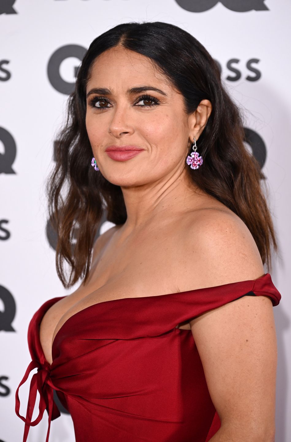 Salma Hayek pozuje na gali GQ Man Of The Year Awards 2022