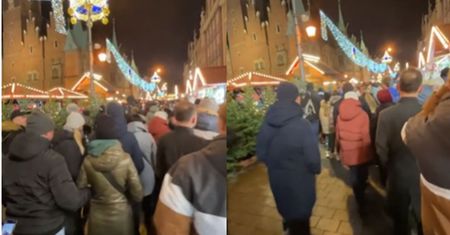 Instrukcja chodzenia po jarmarku świątecznym. Nagranie hitem
