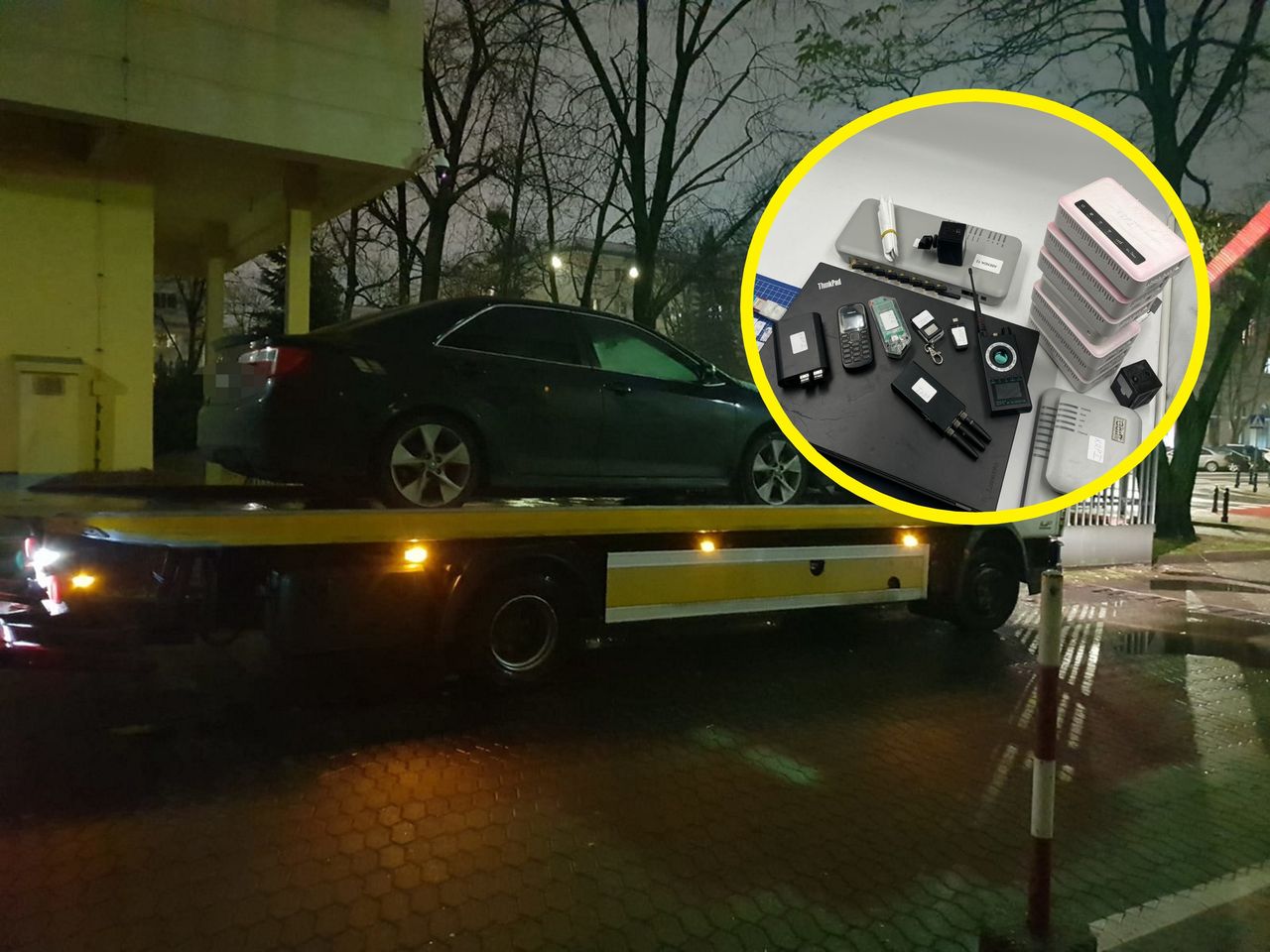 Zatrzymali trzech Ukraińców w Warszawie. Oto, co mieli w aucie