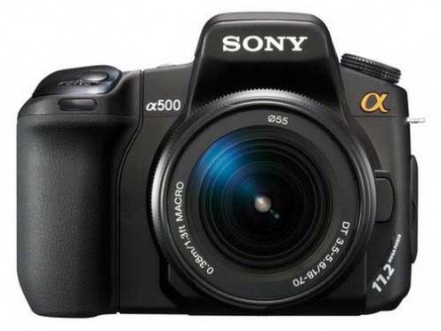 Ploteczki o nowej lustrzance Sony A500 1