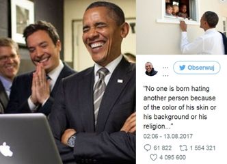 Antyrasistowski wpis Baracka Obamy zebrał 3 miliony polubień i POBIŁ REKORD Twittera!