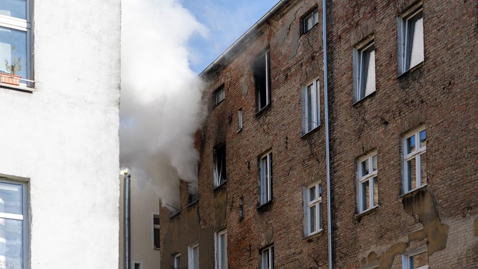 Pożar mieszkania na Niebuszewie