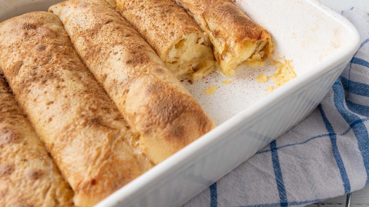 Zapiekane naleśniki sernikowe