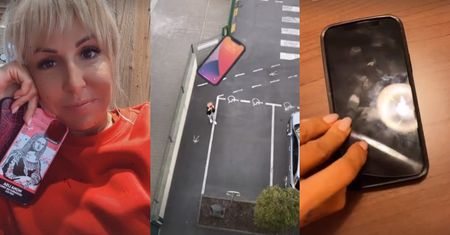 Blanka Lipińska rzuca telefonem z czwartego piętra. "Nie chcę tego robić. Naprawdę SIĘ BOJĘ" (FOTO)