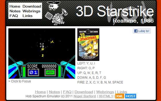 Emulator ZX Spectrum online