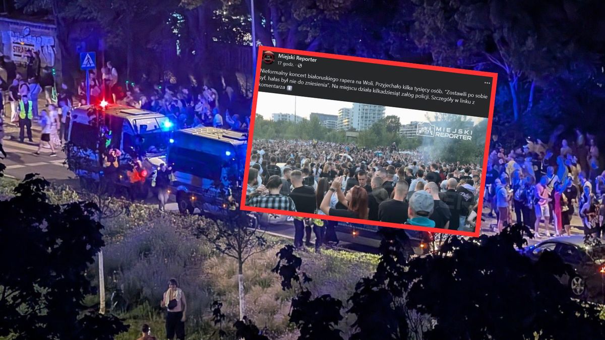 Koncert białoruskiego rapera w Warszawie. "Nie było zgody"