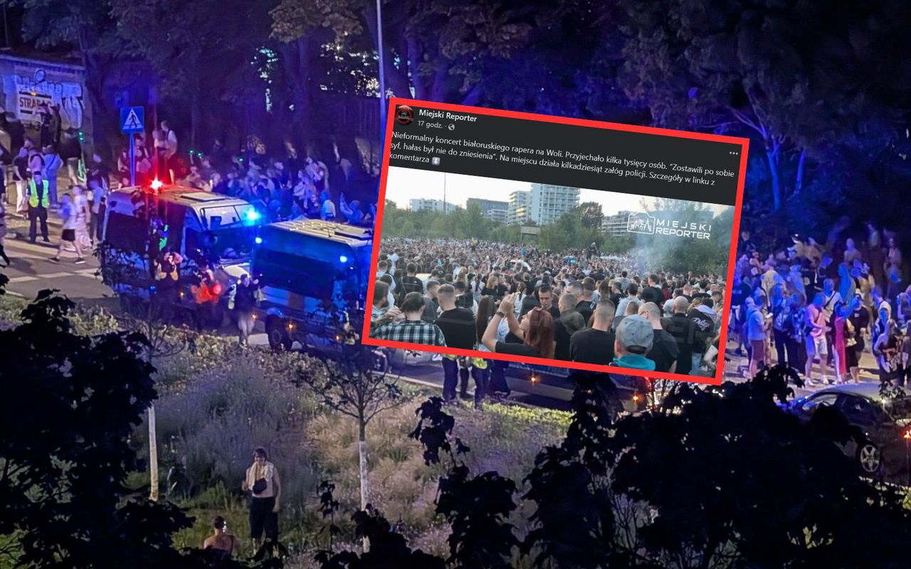 Białorusin dał nieformalny koncert w Warszawie. Burza w sieci. "Dzicz"