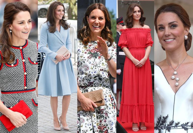 Najlepsze stylizacje księżnej Kate z 2017 roku