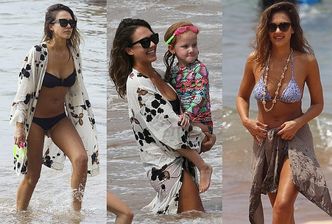 35-letnia Jessica Alba na plaży (ZDJĘCIA)