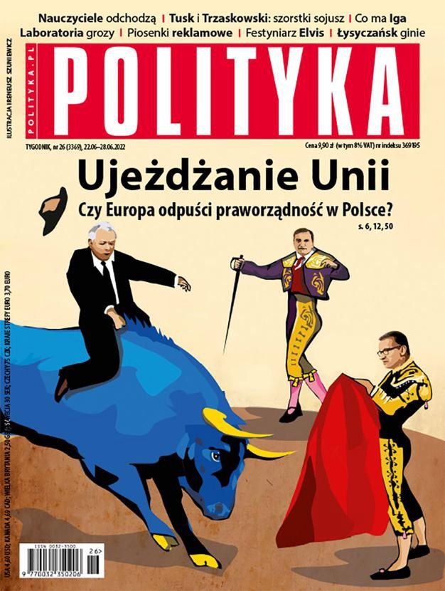 Okładka tygodnika "Polityka"