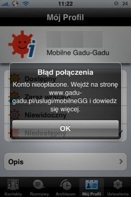Gadu-Gadu dla iPhone'a już dostępne! 2