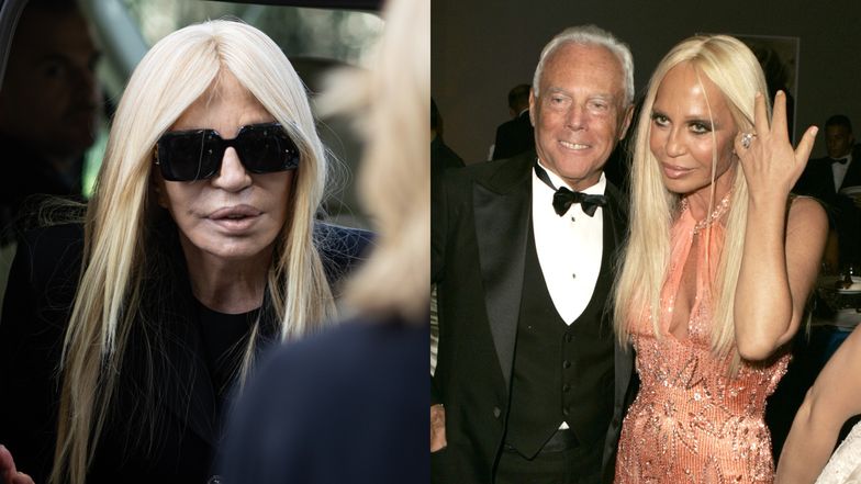 Donatella Versace oddała hołd Giorgio Armaniemu