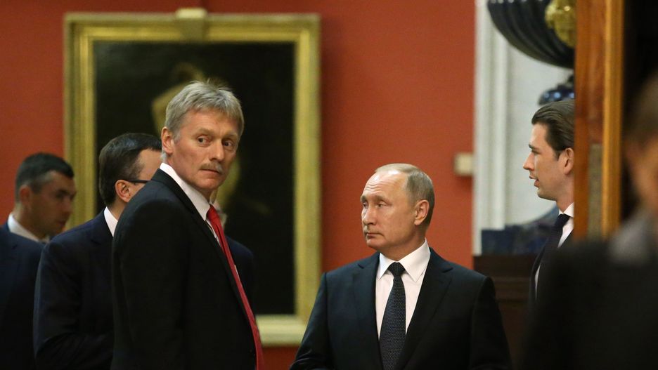 Dmitrij Pieskow i Władimir Putin