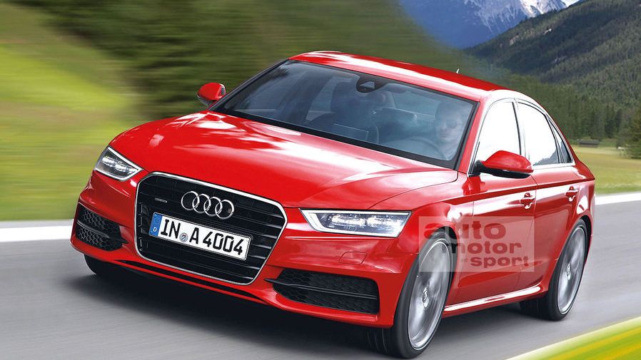 Jedna z wielu wizualizacji Audi A4 B9 (fot. Auto Motor und Sport)