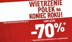 Lidl reklamuje promocję „Wietrzenie półek na koniec roku” (wideo)