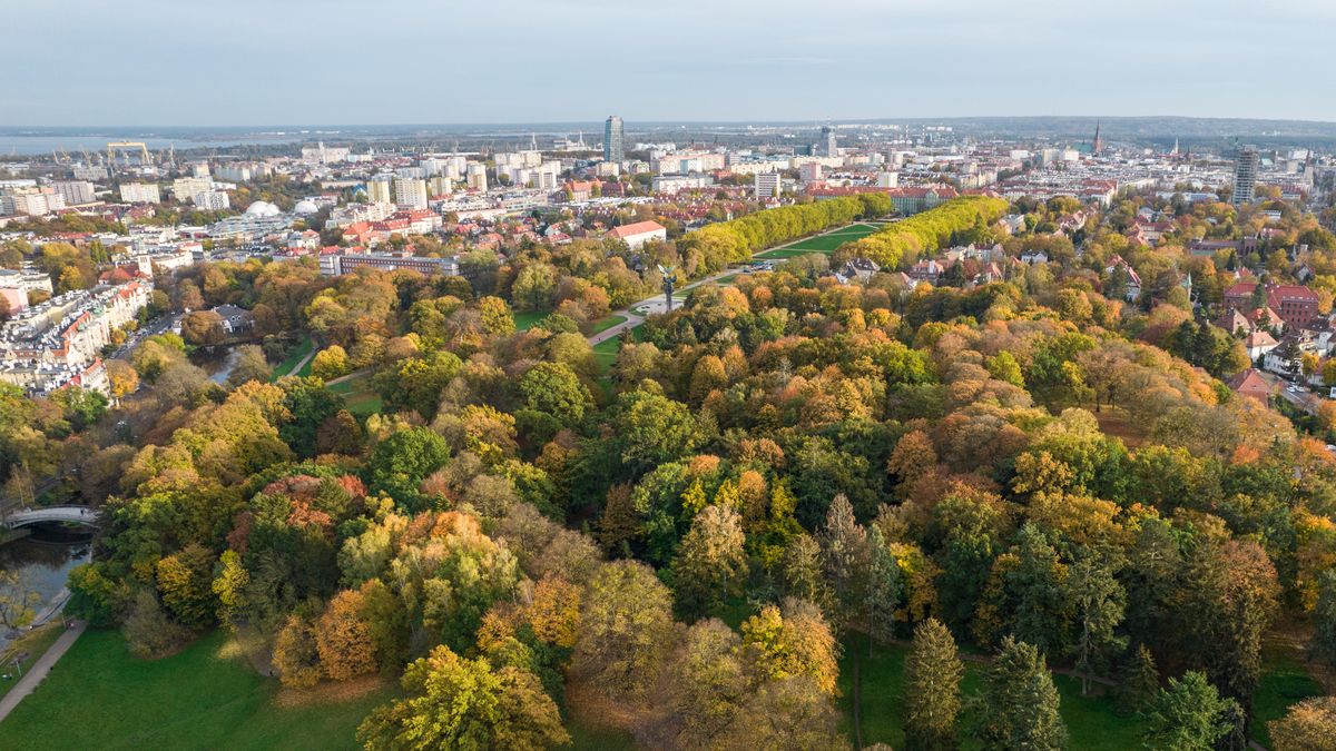 Panorama miasta Szczecin